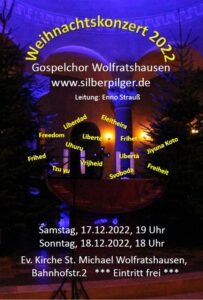 Weihnachtskonzert Gospelchor Wolfratshausen